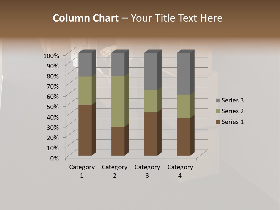 Business Inside Cardboard PowerPoint Template