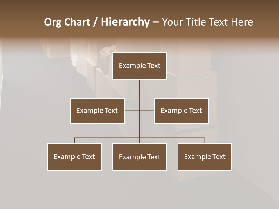 Business Inside Cardboard PowerPoint Template