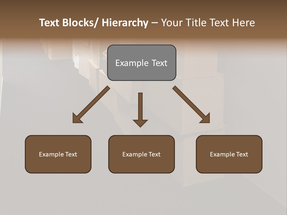Business Inside Cardboard PowerPoint Template