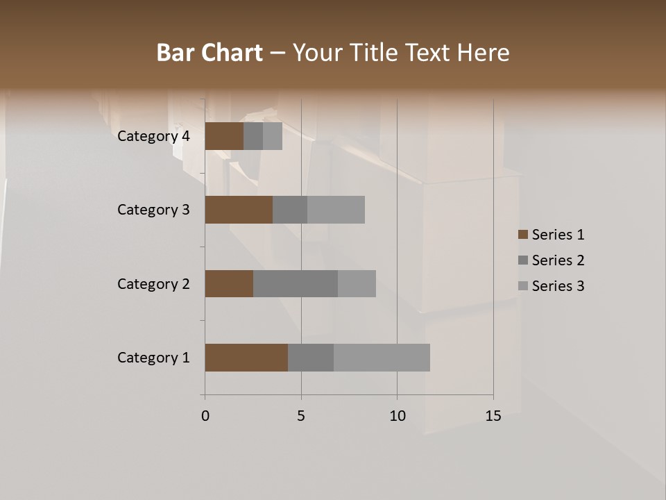 Business Inside Cardboard PowerPoint Template