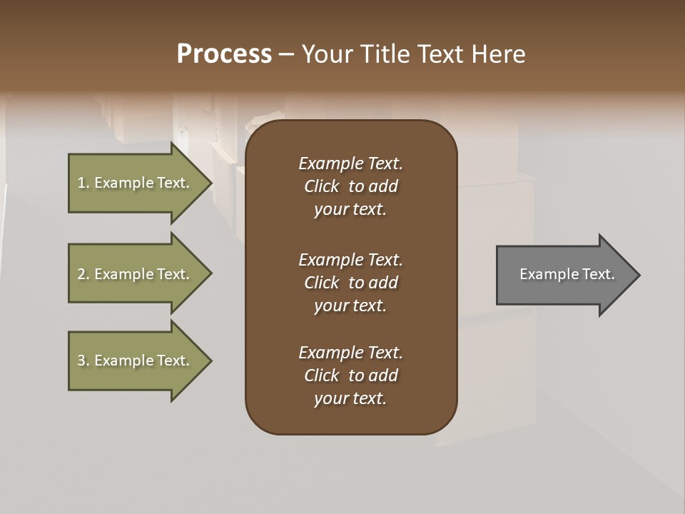Business Inside Cardboard PowerPoint Template