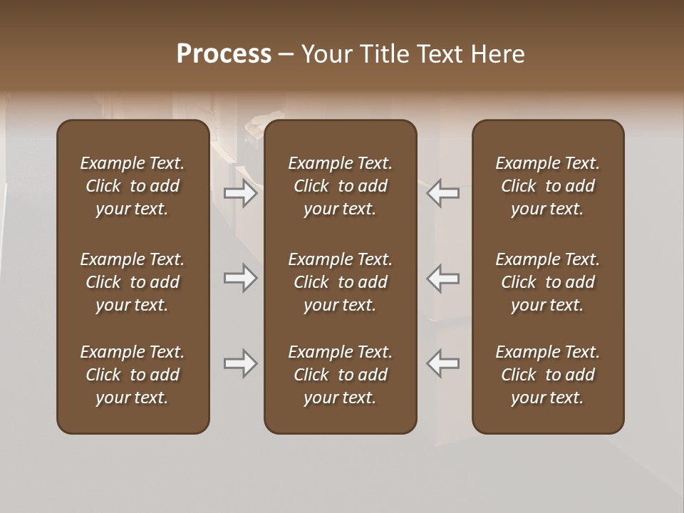 Business Inside Cardboard PowerPoint Template