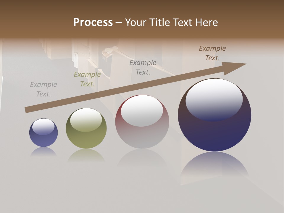 Business Inside Cardboard PowerPoint Template