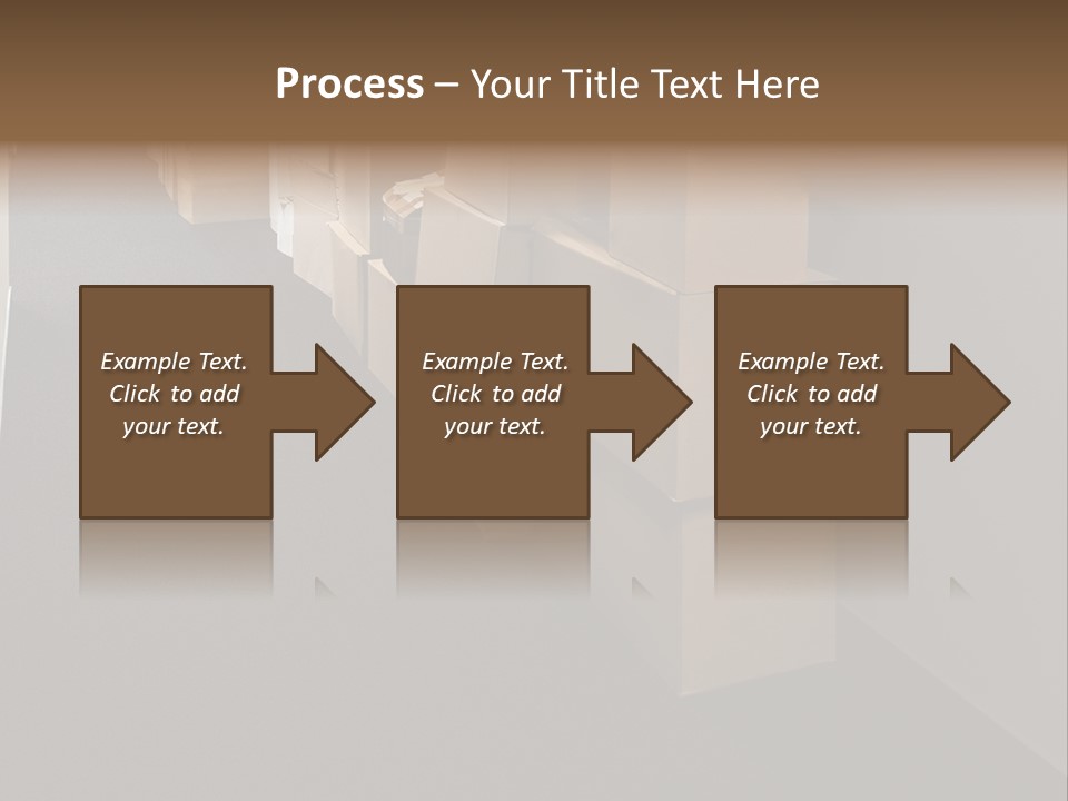 Business Inside Cardboard PowerPoint Template
