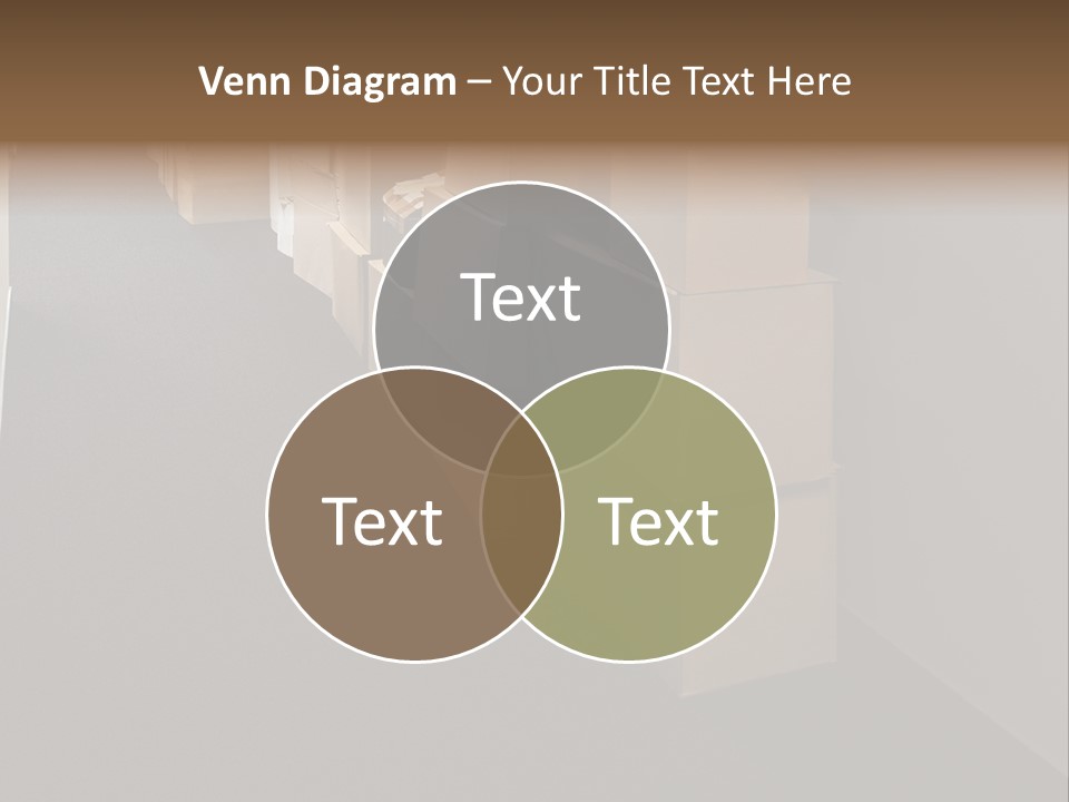 Business Inside Cardboard PowerPoint Template