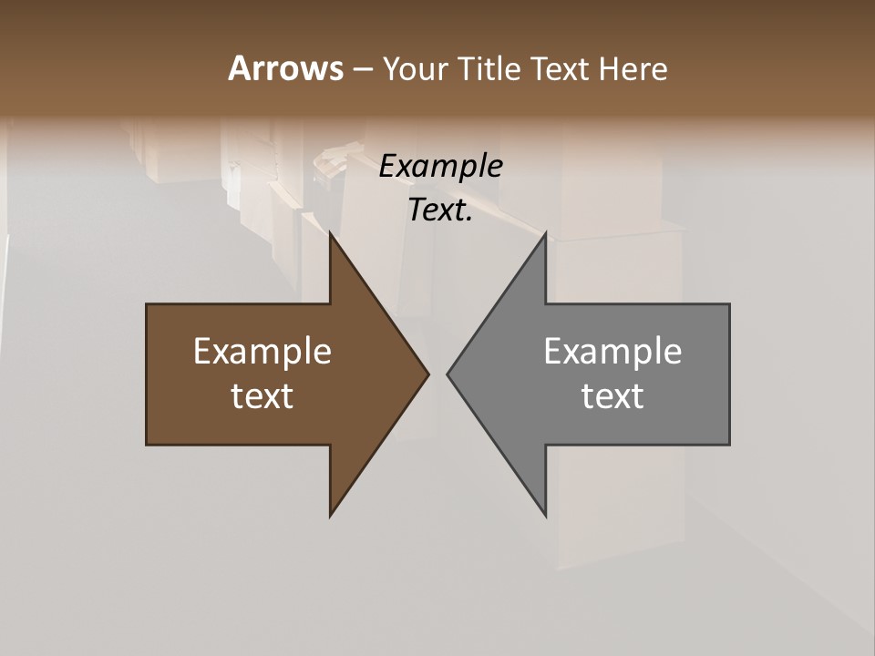 Business Inside Cardboard PowerPoint Template