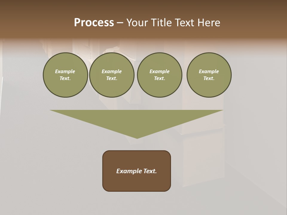 Business Inside Cardboard PowerPoint Template