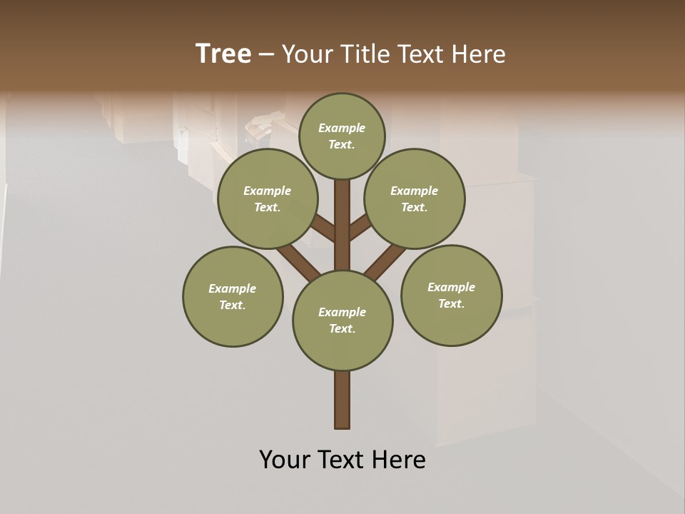 Business Inside Cardboard PowerPoint Template