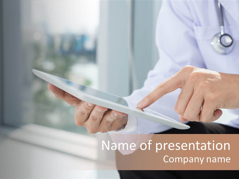 Person Health Professional PowerPoint Template