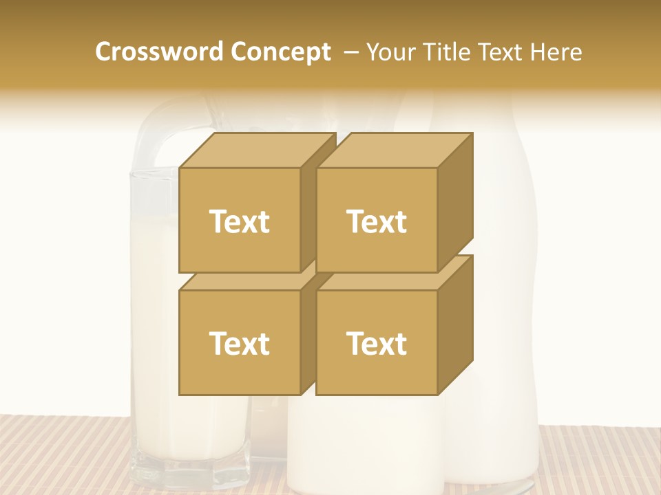 Lactose Isolated Full PowerPoint Template