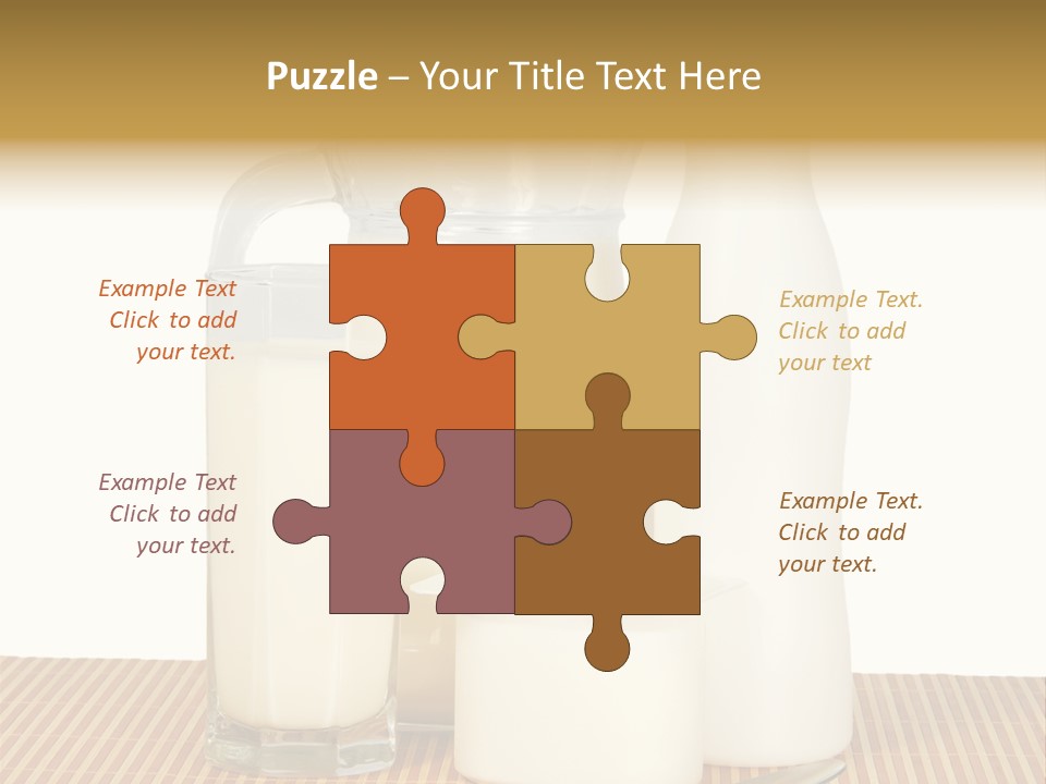 Lactose Isolated Full PowerPoint Template