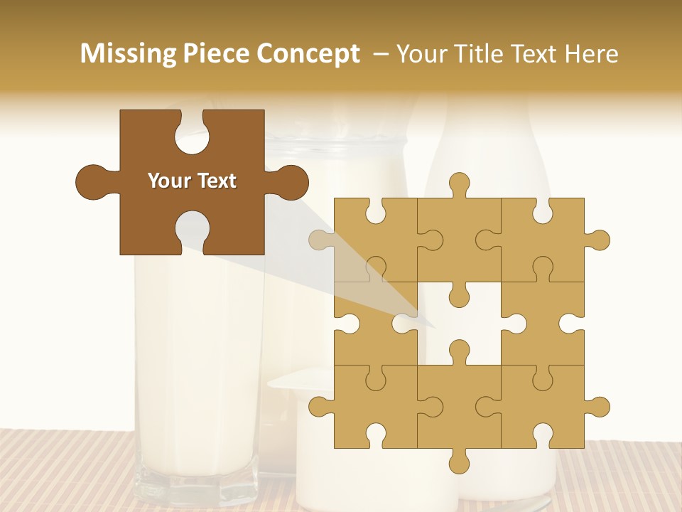 Lactose Isolated Full PowerPoint Template