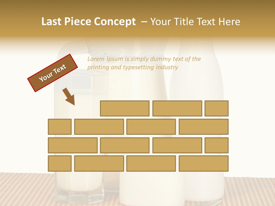 Lactose Isolated Full PowerPoint Template