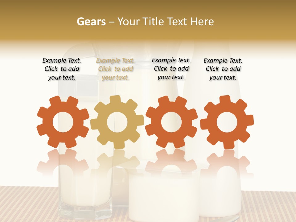 Lactose Isolated Full PowerPoint Template