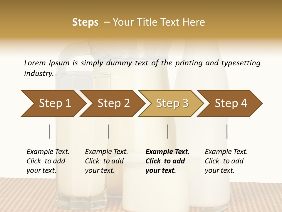 Lactose Isolated Full PowerPoint Template