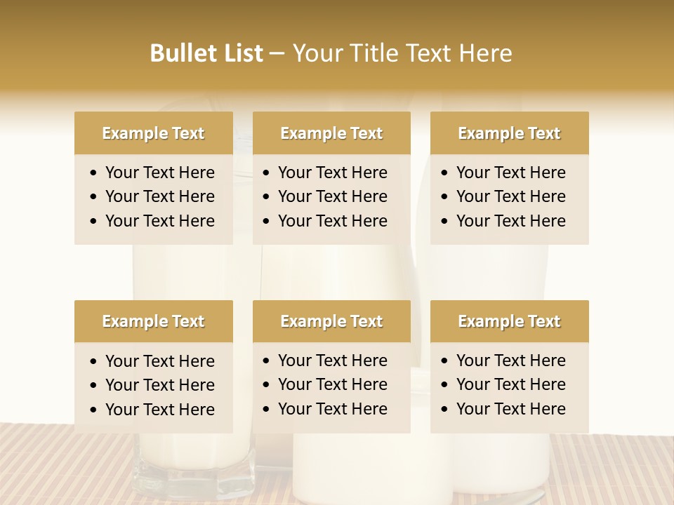 Lactose Isolated Full PowerPoint Template
