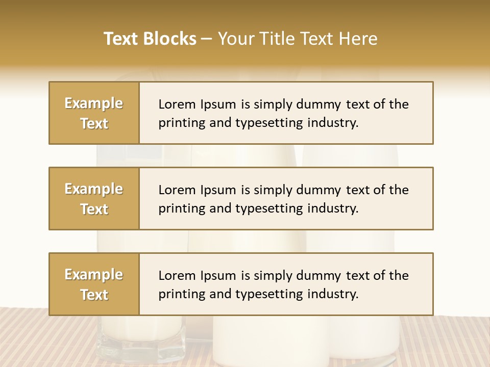 Lactose Isolated Full PowerPoint Template