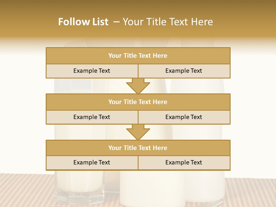 Lactose Isolated Full PowerPoint Template