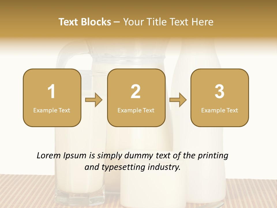 Lactose Isolated Full PowerPoint Template