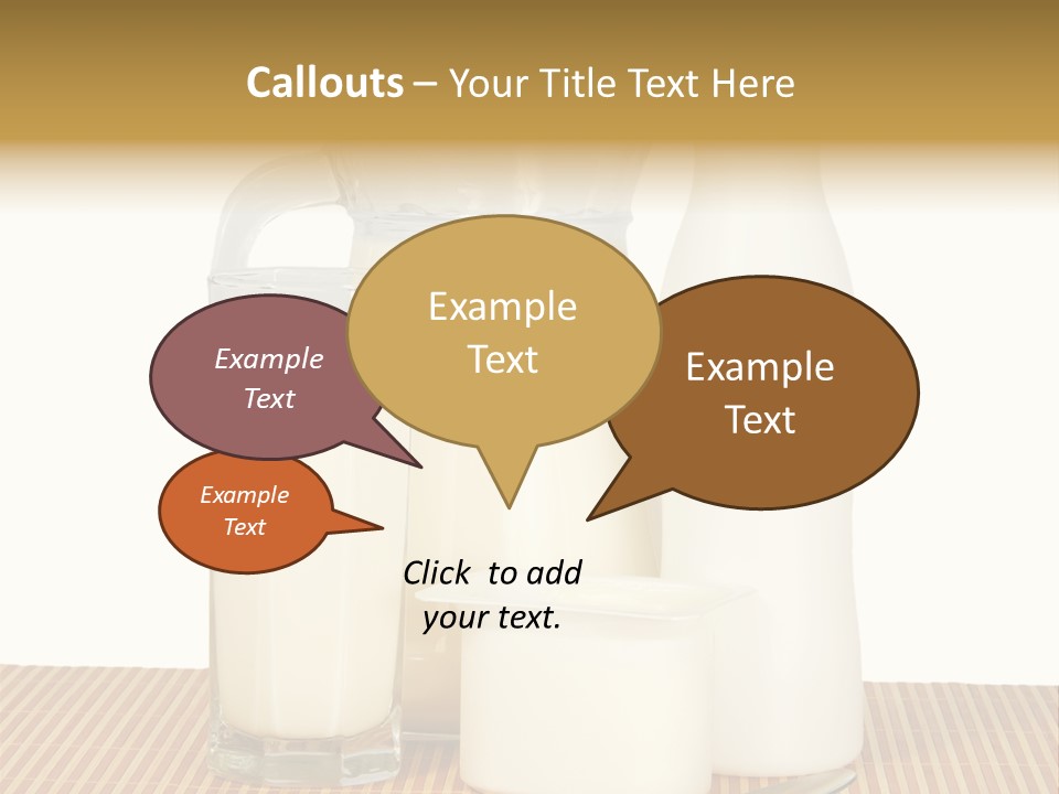 Lactose Isolated Full PowerPoint Template