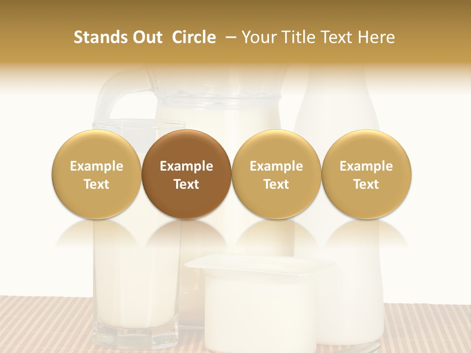 Lactose Isolated Full PowerPoint Template