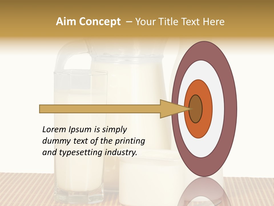 Lactose Isolated Full PowerPoint Template