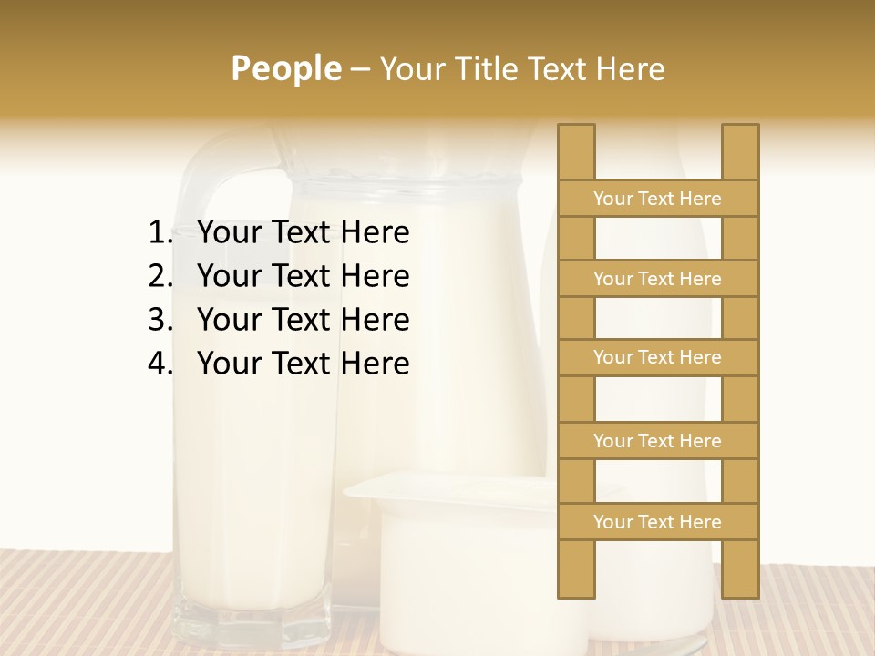 Lactose Isolated Full PowerPoint Template