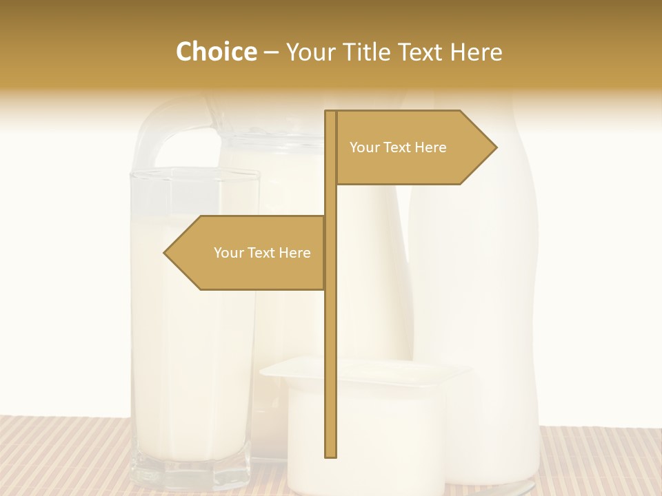 Lactose Isolated Full PowerPoint Template