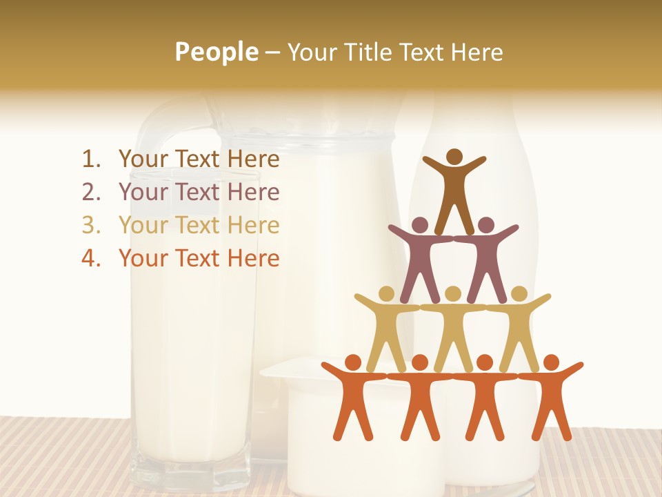 Lactose Isolated Full PowerPoint Template