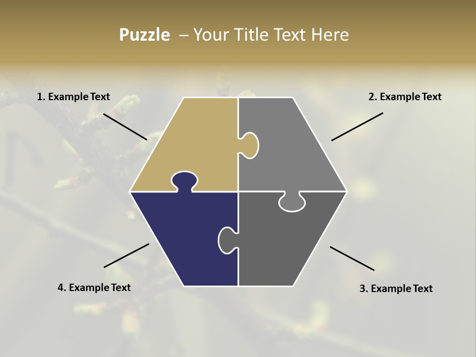 Sapling Garden Small PowerPoint Template