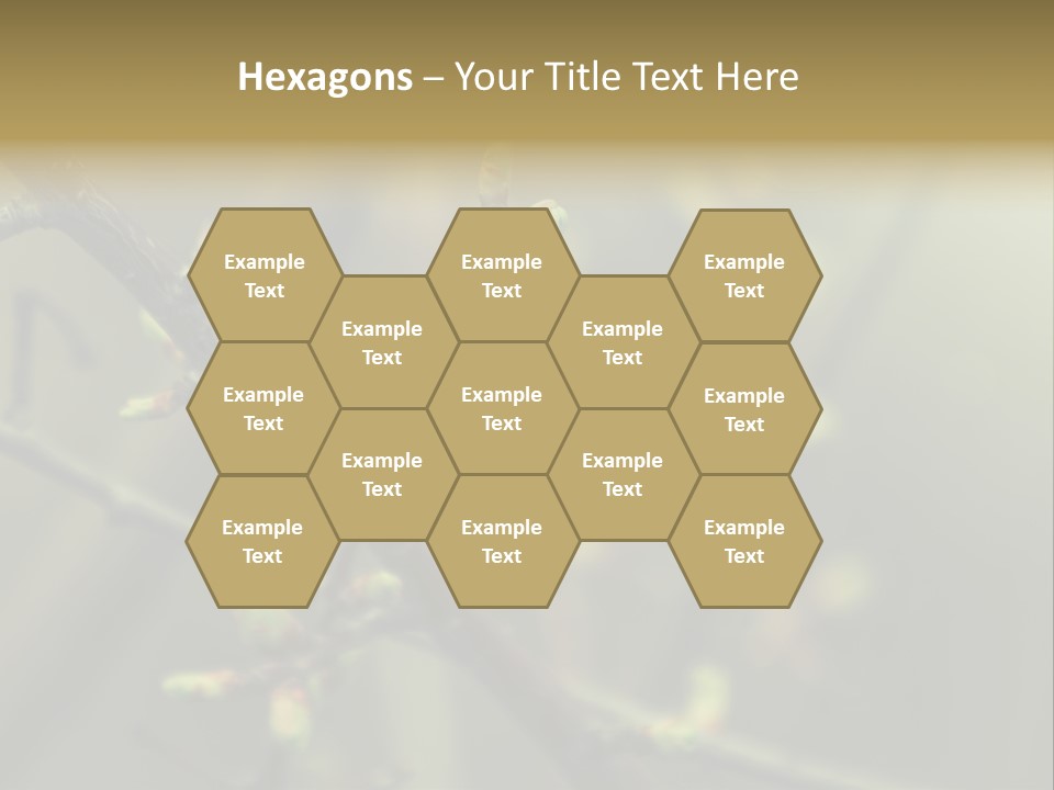 Sapling Garden Small PowerPoint Template