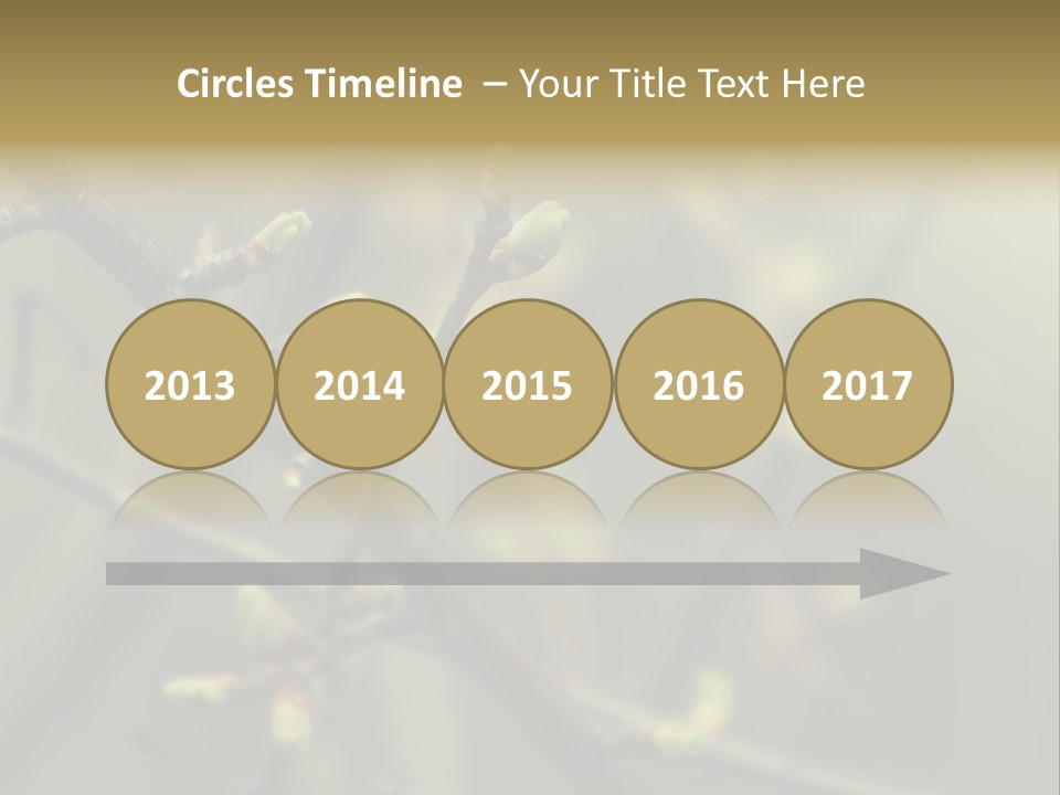 Sapling Garden Small PowerPoint Template