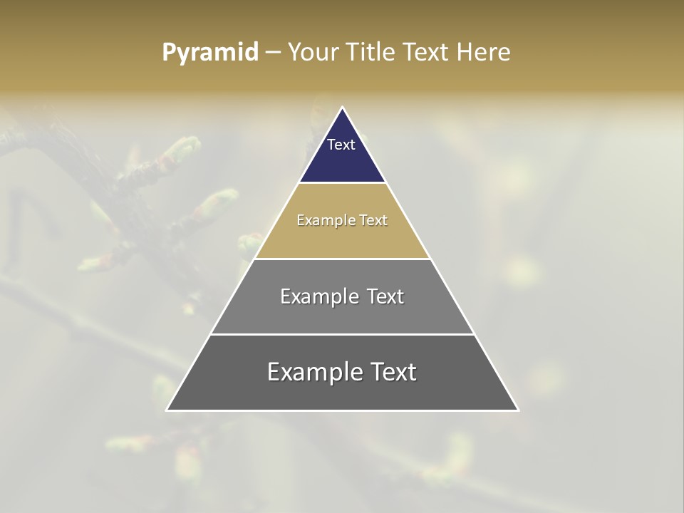 Sapling Garden Small PowerPoint Template