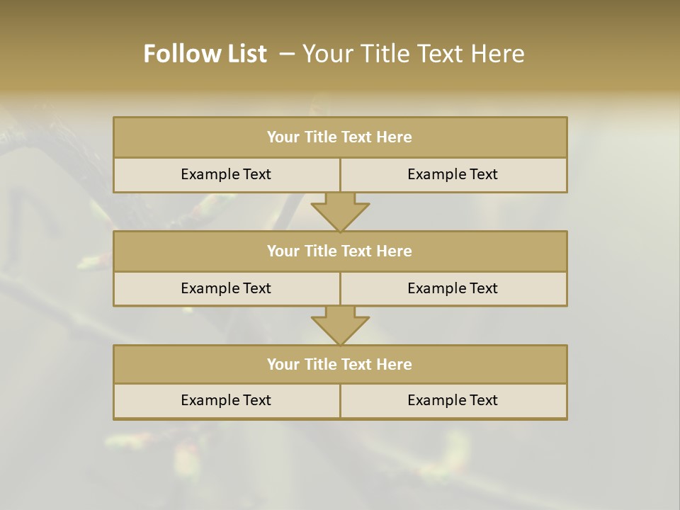 Sapling Garden Small PowerPoint Template