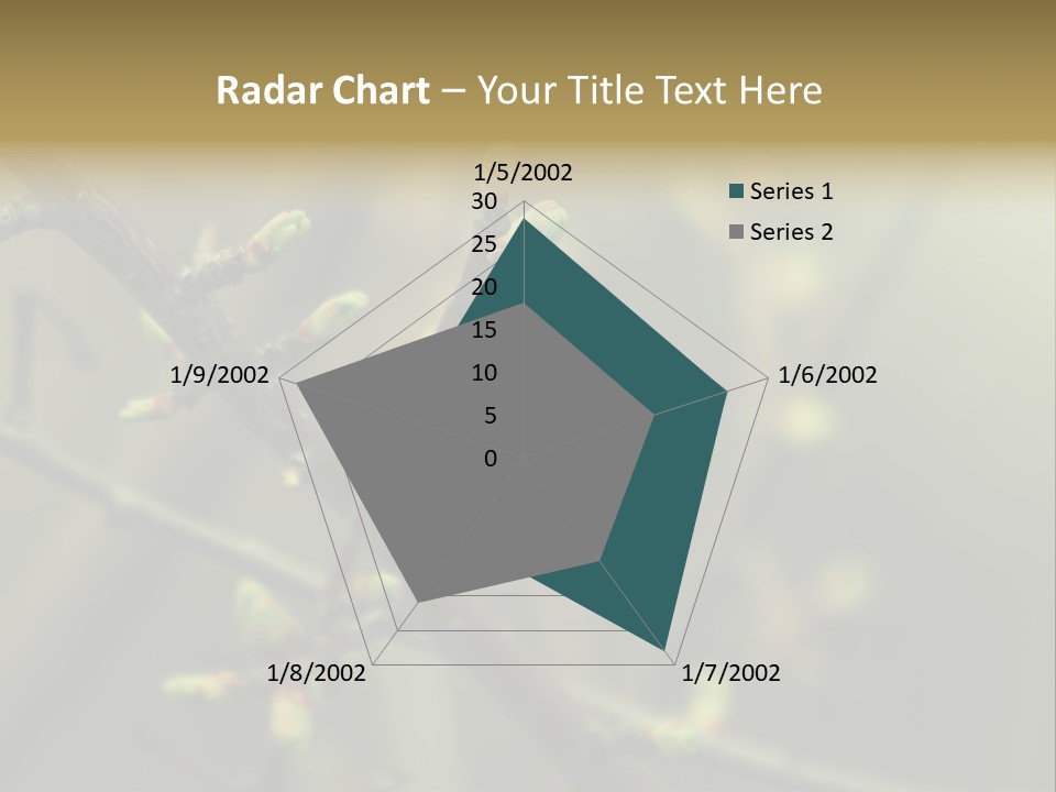 Sapling Garden Small PowerPoint Template