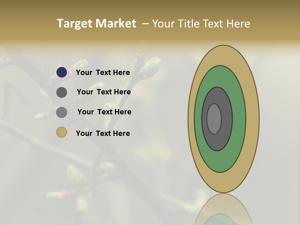 Sapling Garden Small PowerPoint Template