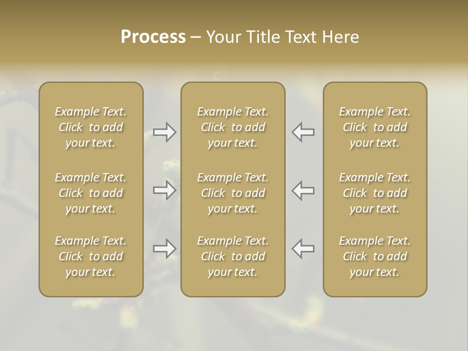 Sapling Garden Small PowerPoint Template