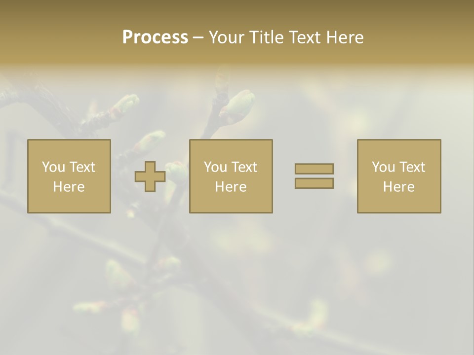 Sapling Garden Small PowerPoint Template