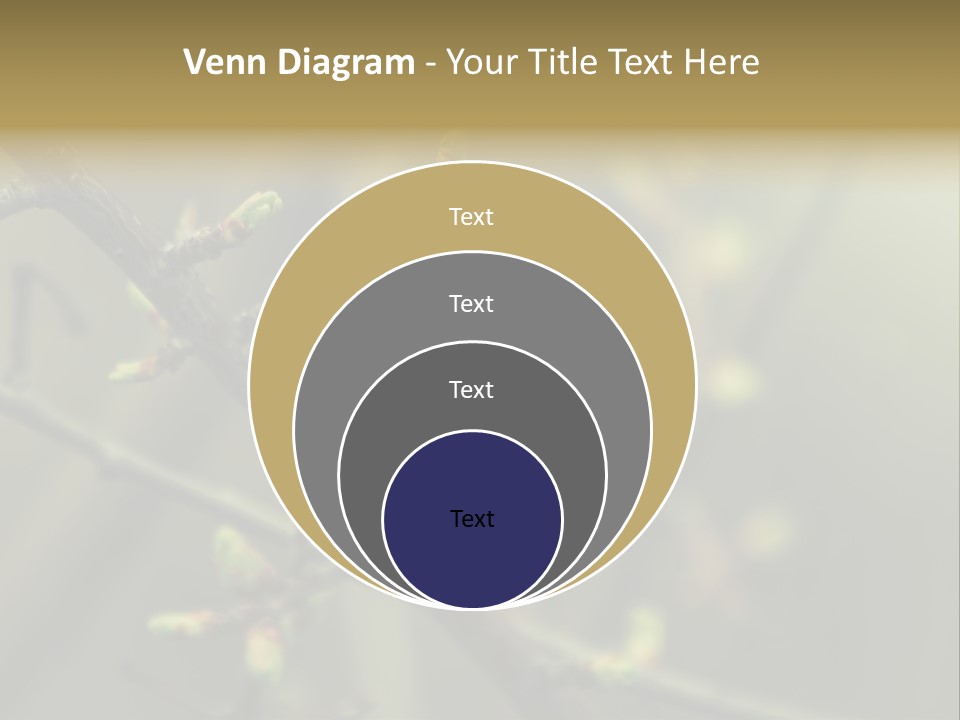 Sapling Garden Small PowerPoint Template