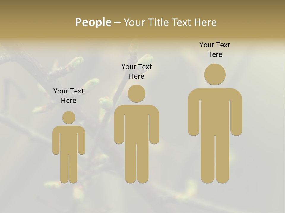 Sapling Garden Small PowerPoint Template