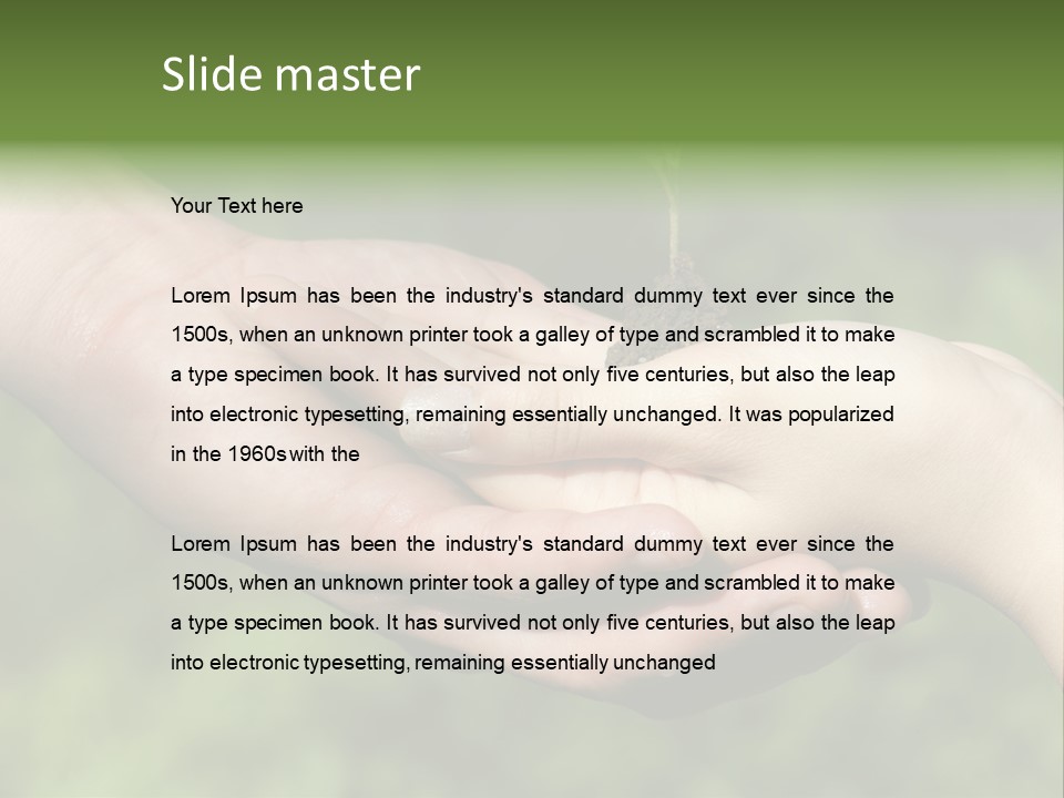 Front View Dark Photography PowerPoint Template