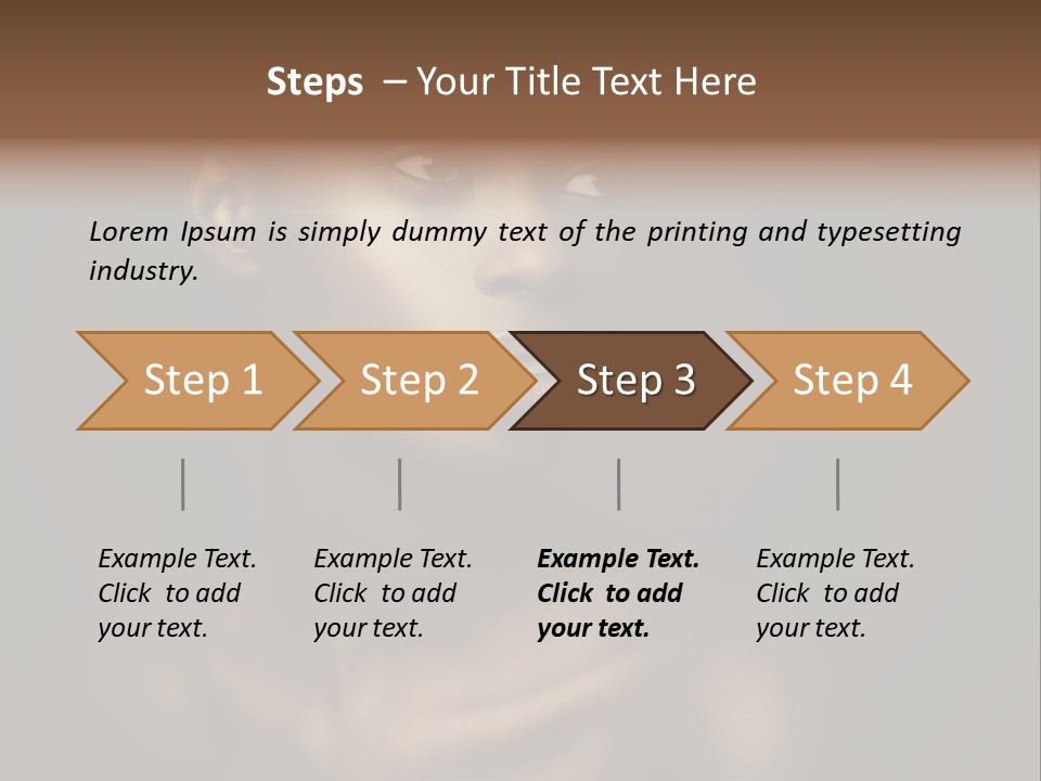 Front View Dark Photography PowerPoint Template