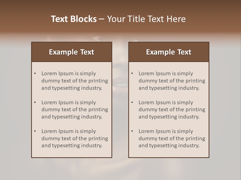 Front View Dark Photography PowerPoint Template