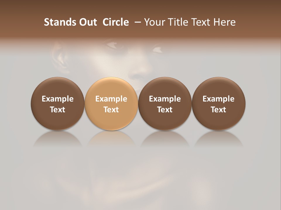 Front View Dark Photography PowerPoint Template