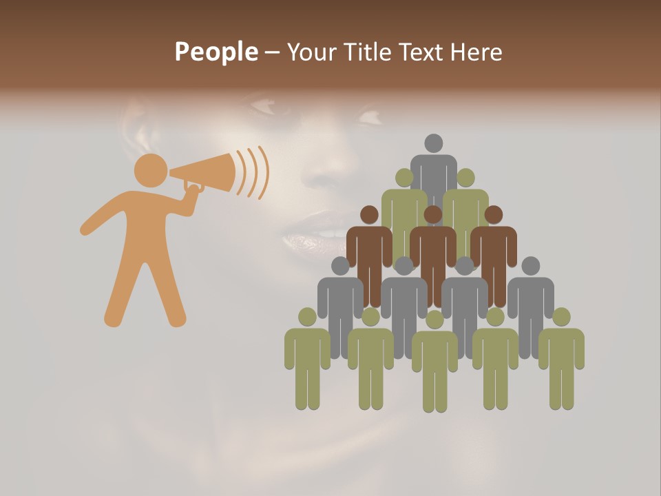 Front View Dark Photography PowerPoint Template