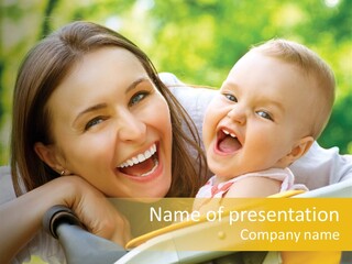 Baby Portrait Natural PowerPoint Template