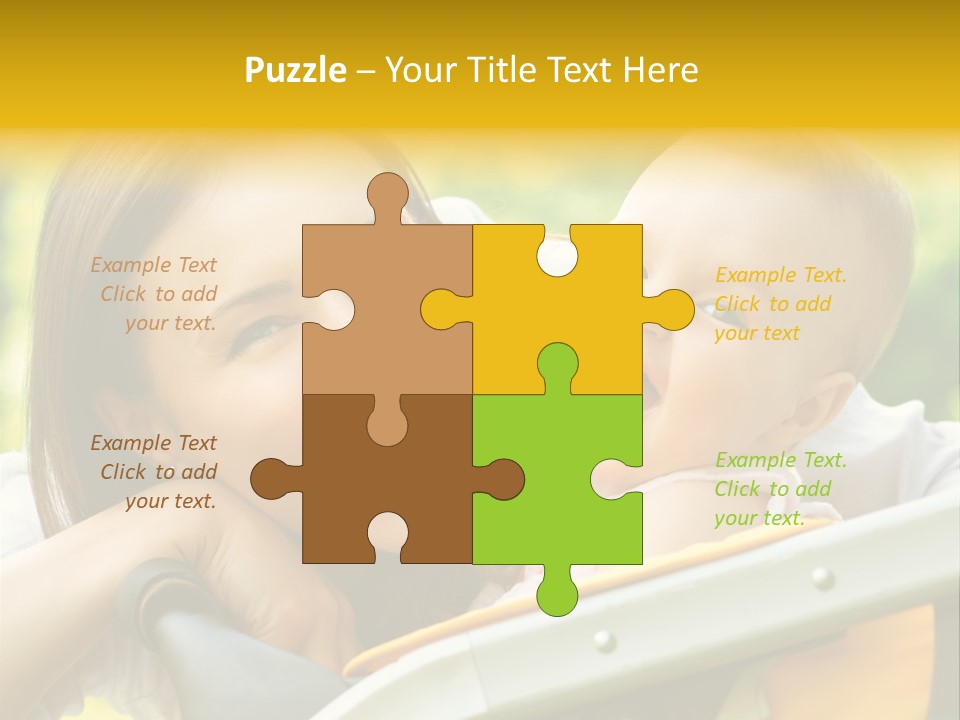 Baby Portrait Natural PowerPoint Template