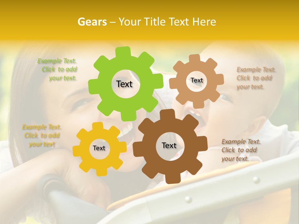 Baby Portrait Natural PowerPoint Template