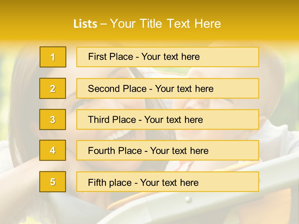 Baby Portrait Natural PowerPoint Template