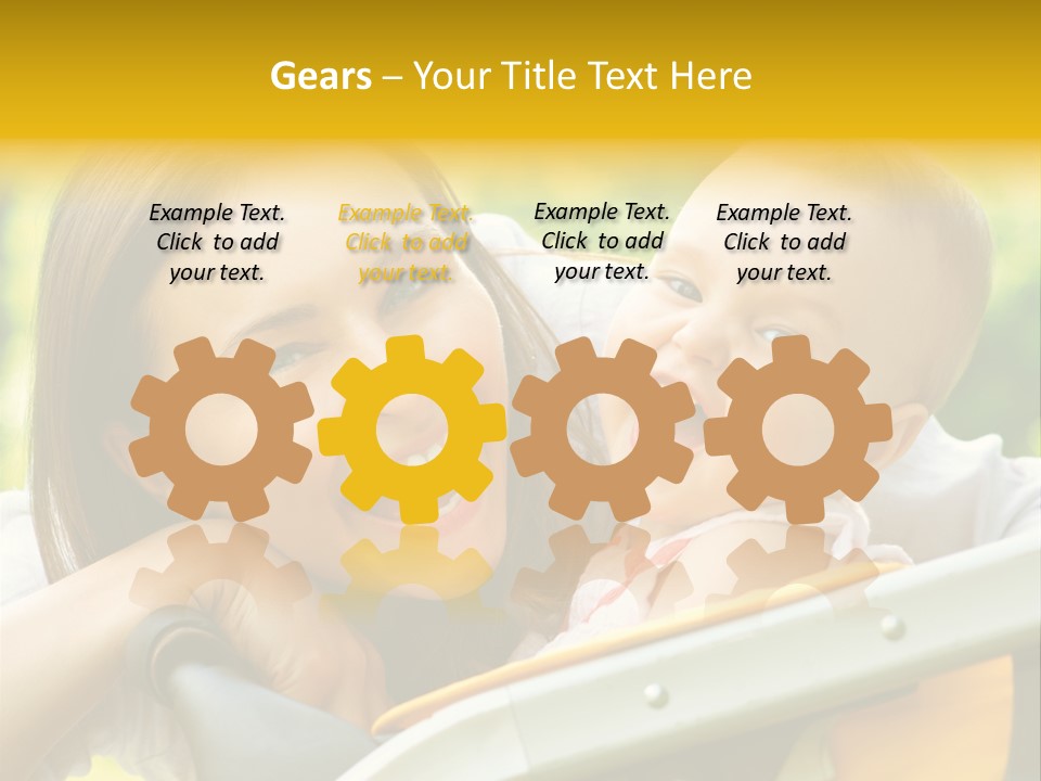 Baby Portrait Natural PowerPoint Template